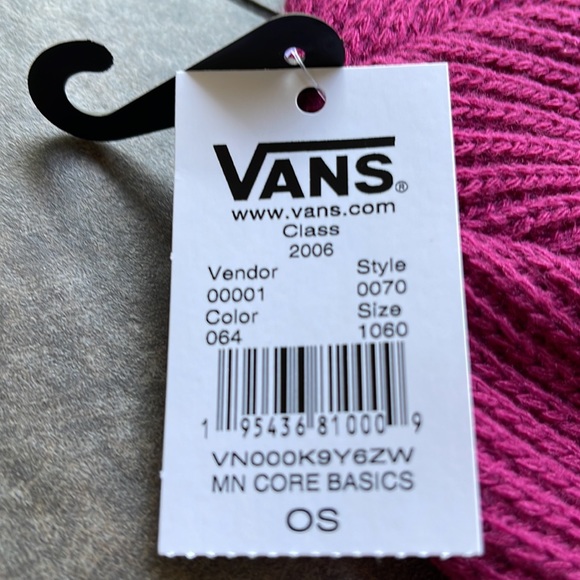 Vans MN Core Basics Beanie Raspberry Magenta WMNS - Picture 11 of 13